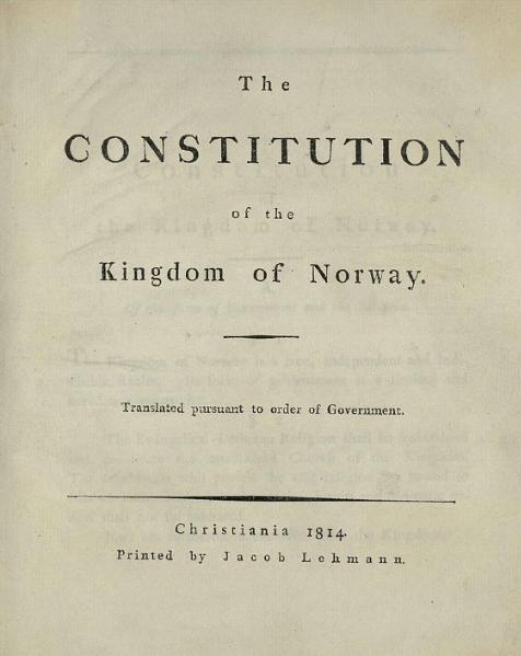 Constituição Noruega