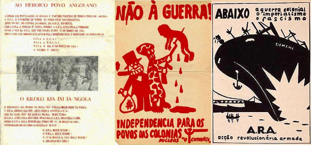 Por seu turno, os movimentos de libertação respondiam com os seus próprios cartazes de propaganda.