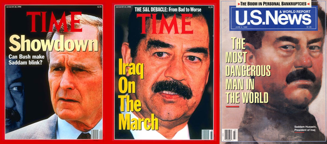 A 2 de agosto de 1990, o Iraque invade o Kuwait.