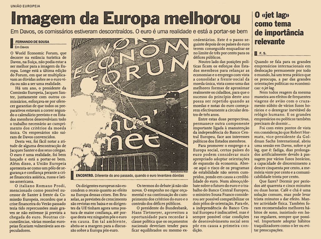 Imagem da Europa melhorou 