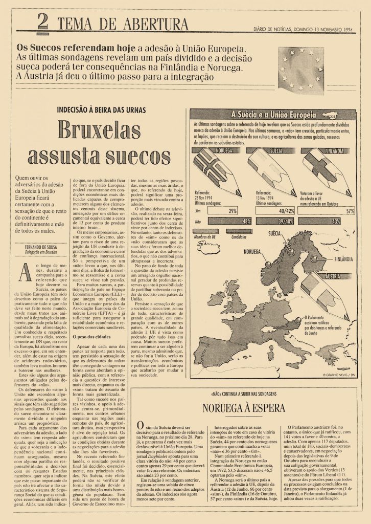Bruxelas assusta suecos 