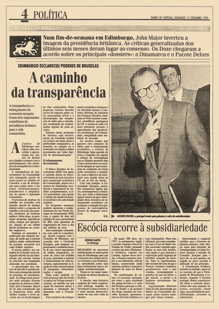 A caminho da transparência 