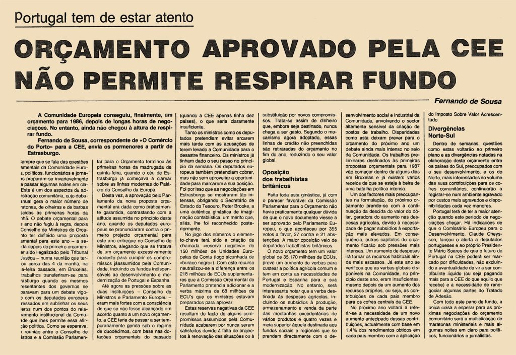 Orçamento aprovado pela CEE não permite respirar fundo