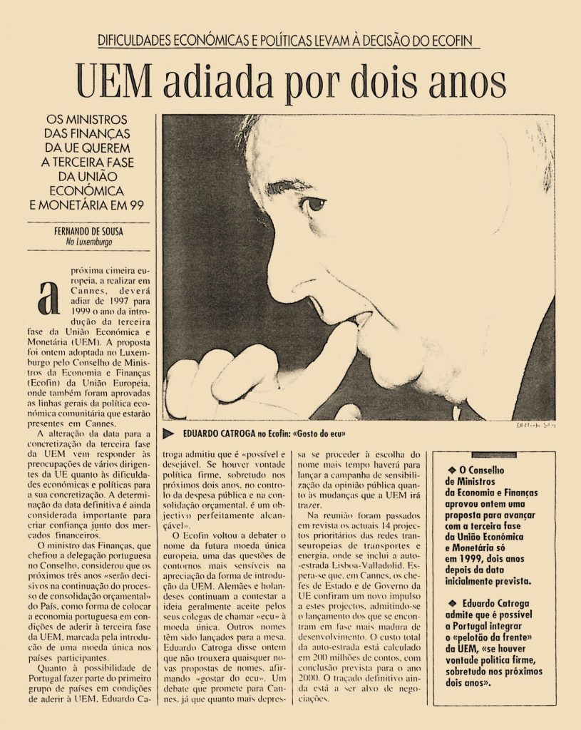 UEM adiada por dois anos 