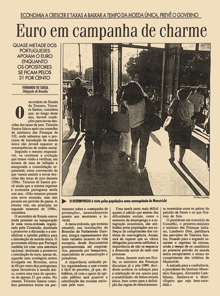 Euro em campanha de charme