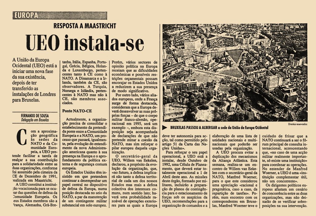 UEO instala-se 