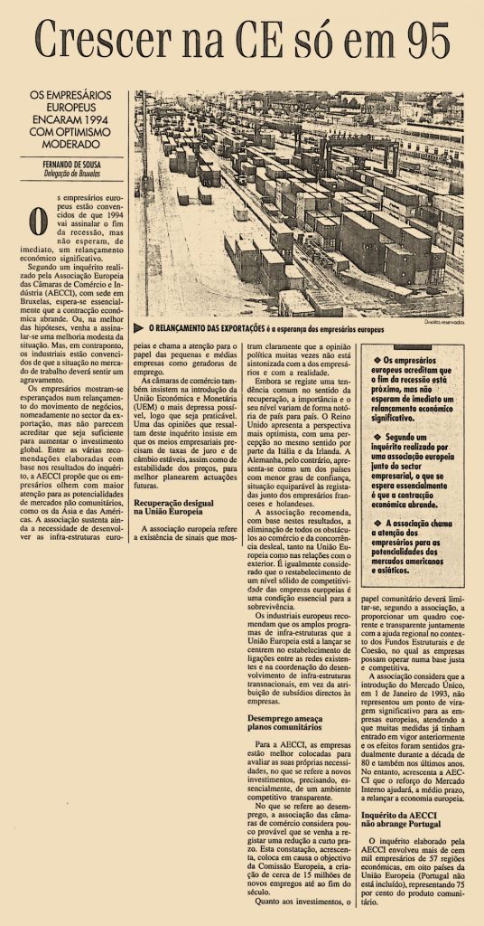 Crescer na CE só em 95