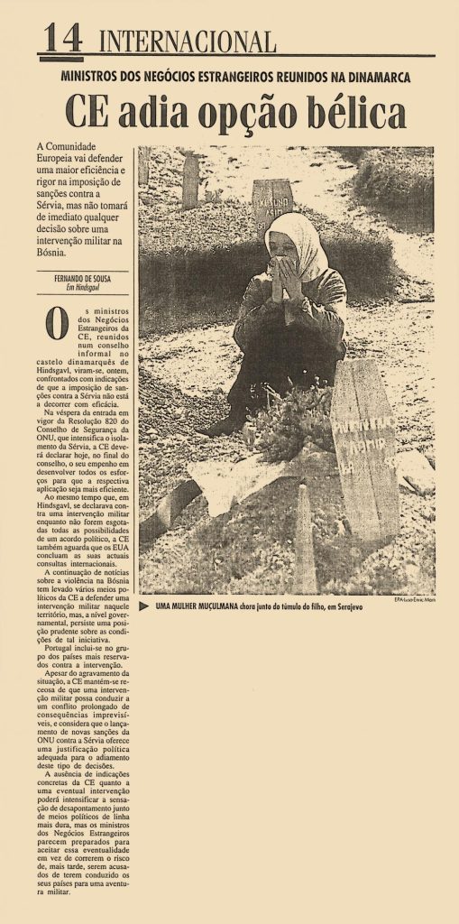 CE adia opção bélica 