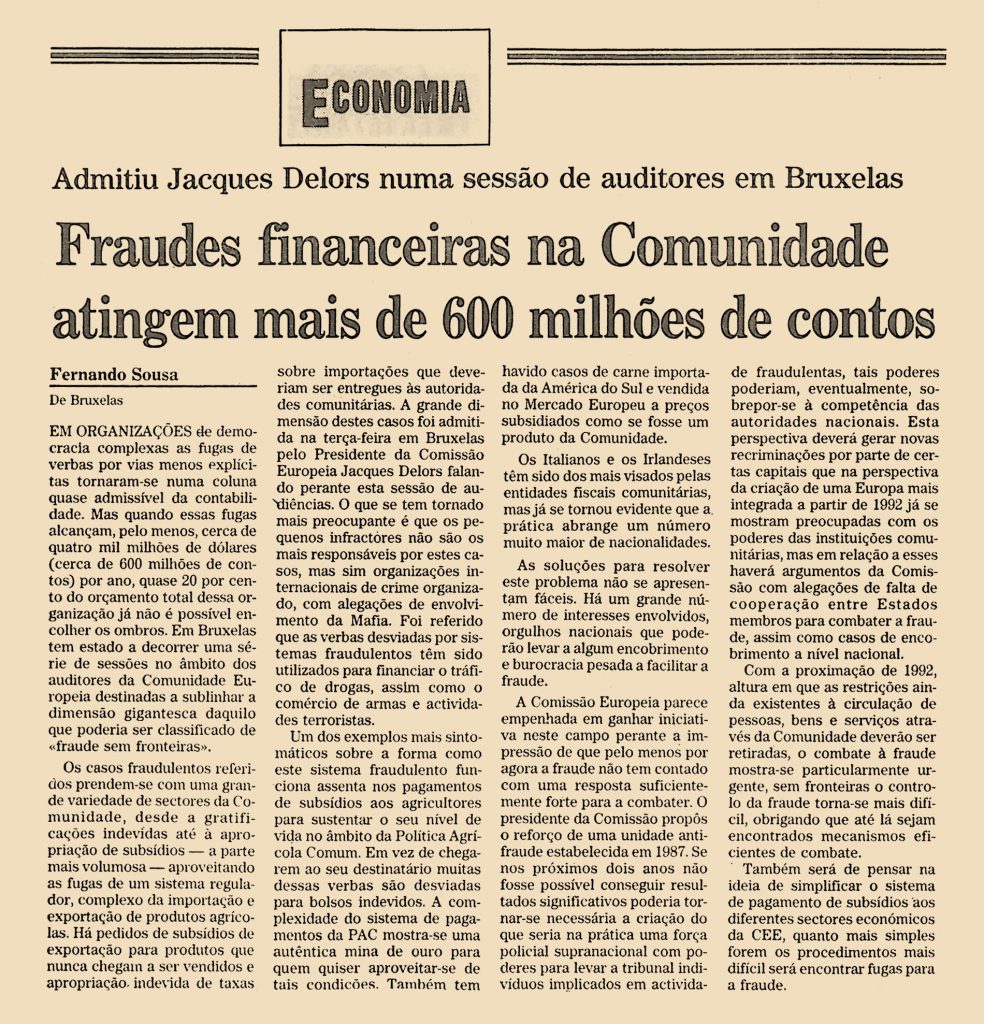 Fraudes financeiras na comunidade atingem mais de 600 milhões de contos