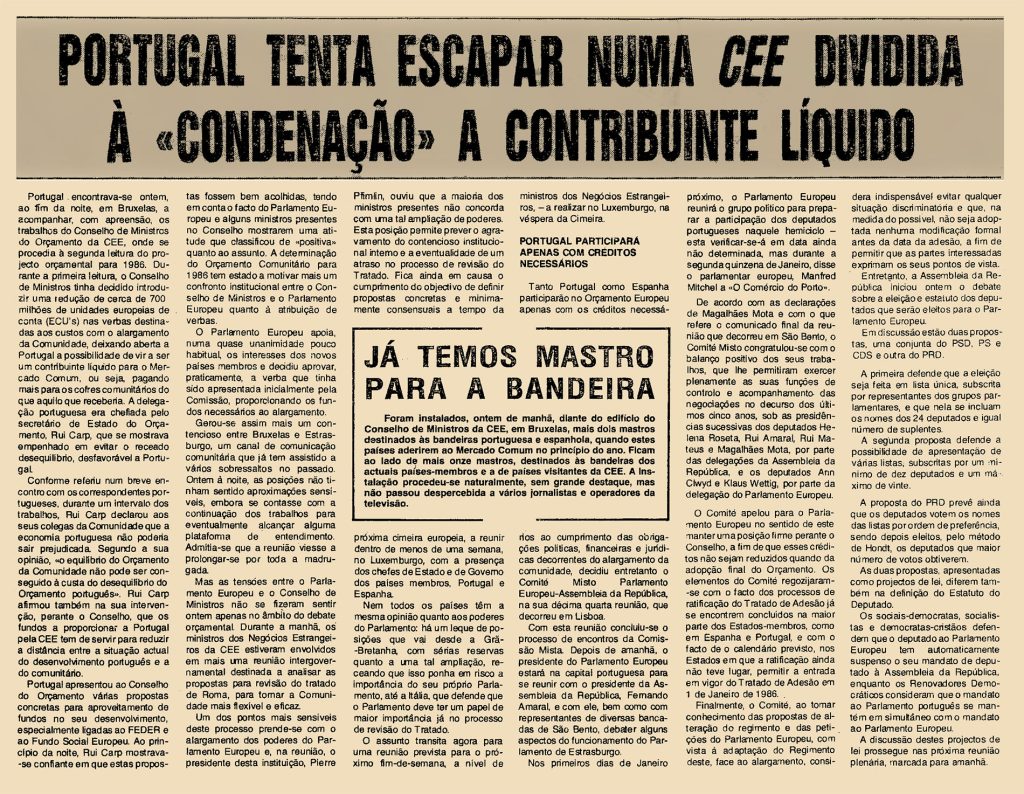 Já temos mastro para a bandeira