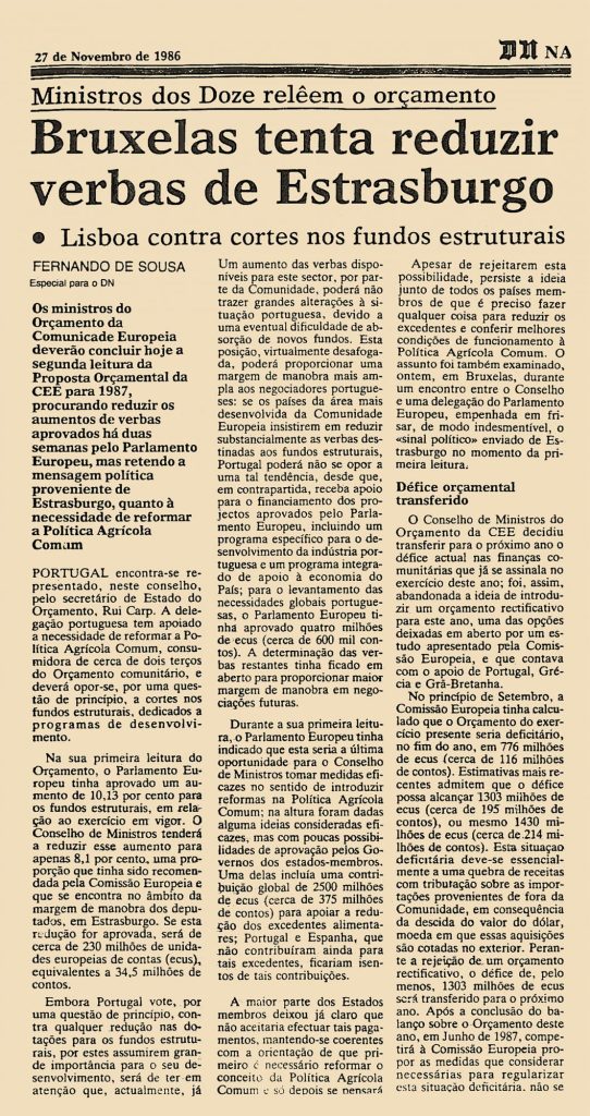 Bruxelas tenta reduzir verbas de Estrasburgo