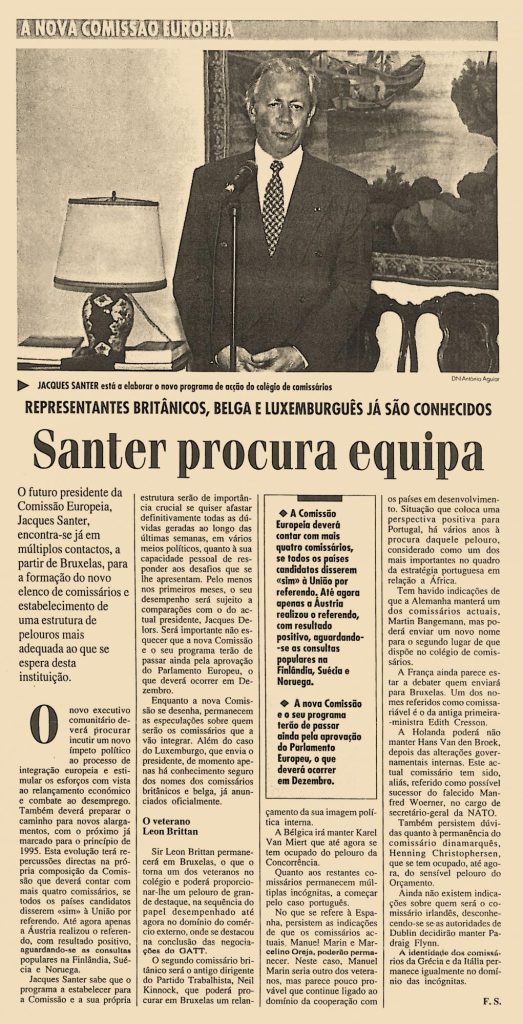 Santer procura equipa 