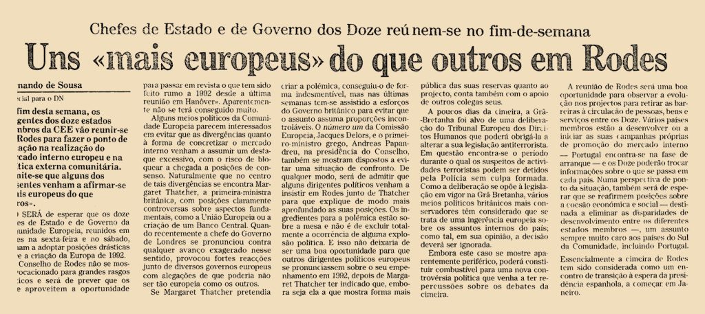 Uns “mais europeus” do que outros em Rodes