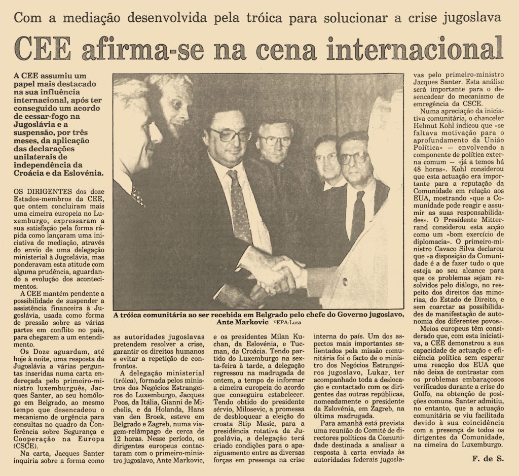 CEE afirma-se na cena internacional