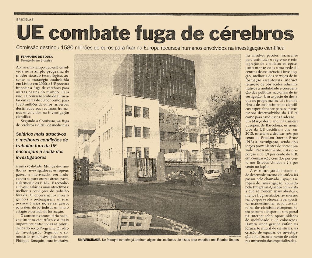 UE combate fuga de cérebros