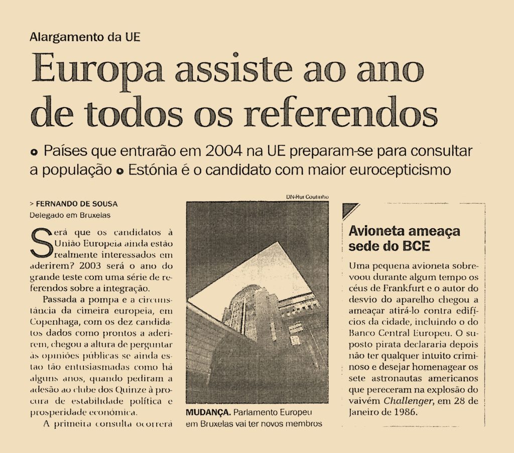 Europa assiste ao ano de todos os referendos 