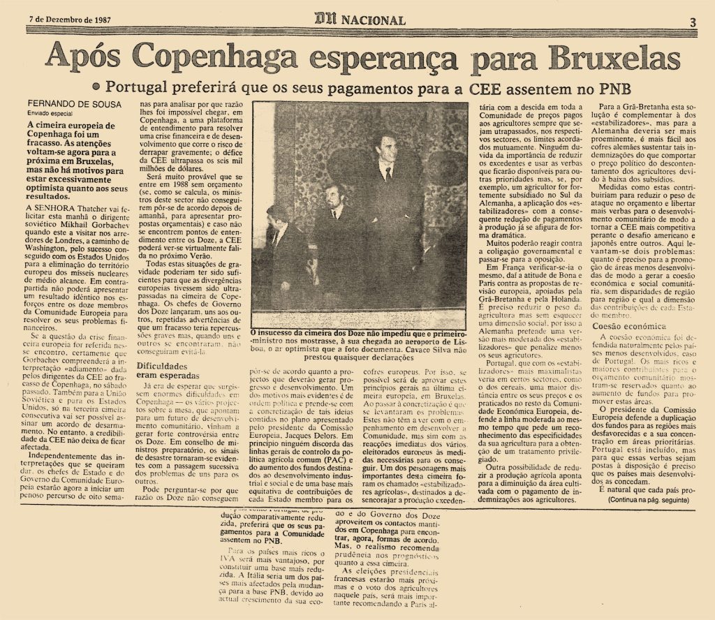 Após Copenhaga esperança para Bruxelas 