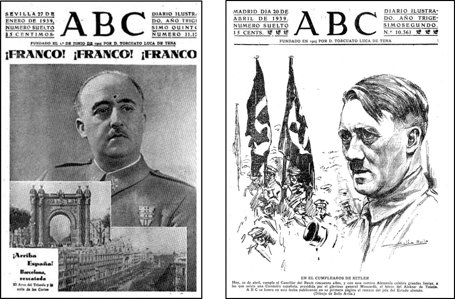 Durante o franquismo, o ABC viria a apoiar o regime, voltando a tornar-se num dos jornais mais vendidos em Espanha