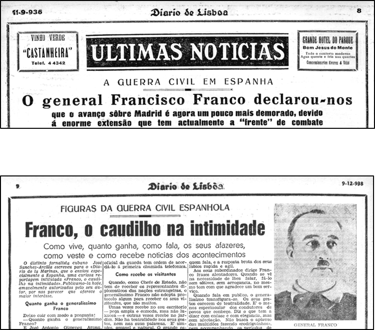 Ao longo da guerra, outros jornalistas lograram falar com El Caudillo, por vezes recorrendo à influência de António Ferro e do Secretariado de Propaganda Nacional.