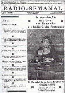 A voz de Marisabel de La Torre de Colomina, transmitida pelo Rádio Clube Português, tornou-se símbolo do apoio das rádios portuguesas ao General Franco.